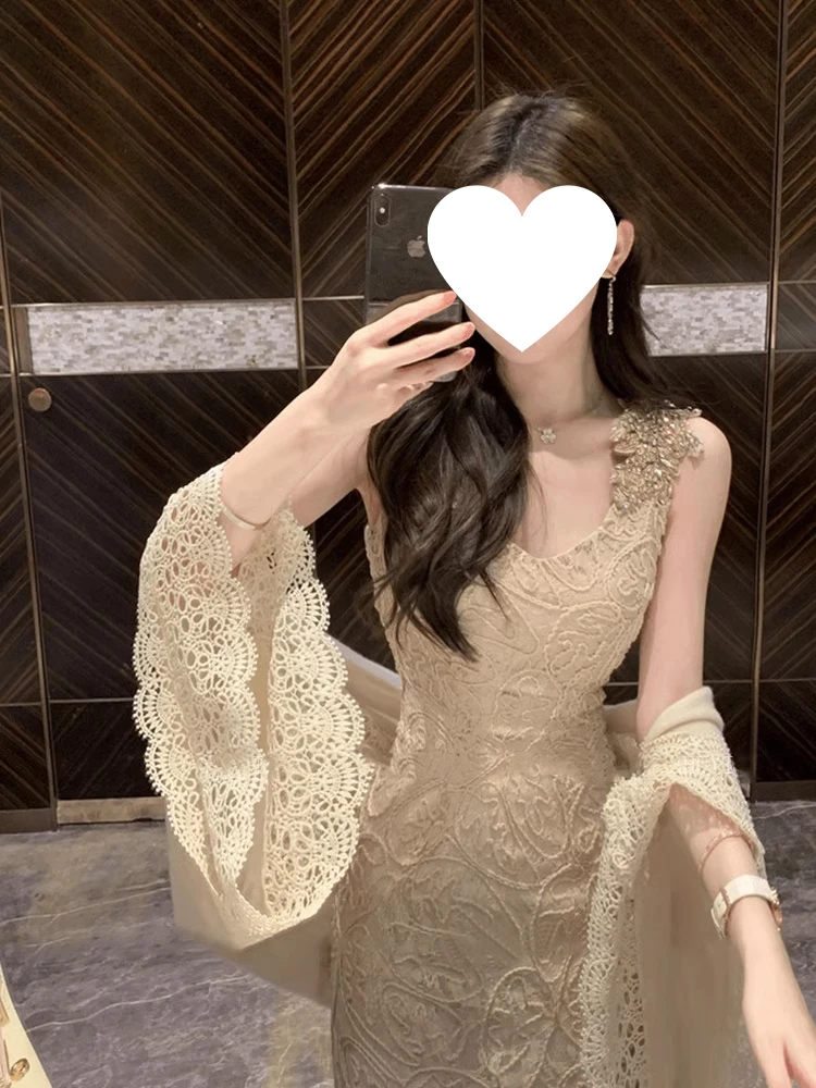 plus Size Rich Girl Sleeveless Strap Dress Women Early Autumn Elegant Waist Cinched Bodycon Long Skirt Korean Style High Waist
plus Size Rich Girl Sleeveless Strap Dress Women Early Autumn Elegant Waist Cinched Bodycon Long Skirt Korean Style High Waist