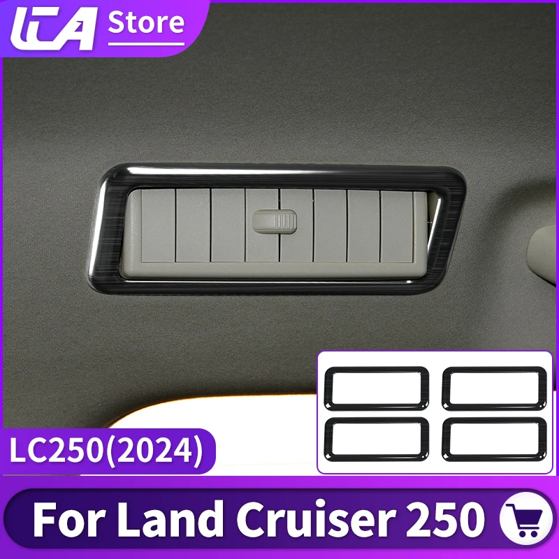 Для Toyota Land Cruiser 250 2024 крыша автомобиля кондиционирование вентиляционное отверстие декоративная рамка Prado LC250 FJ250 модернизированные аксессуары для интерьера
Для Toyota Land Cruiser 250 2024 крыша автомобиля кондиционирование вентиляционное отверстие декоративная рамка Prado LC250 FJ250 модернизированные аксессуары для интерьера