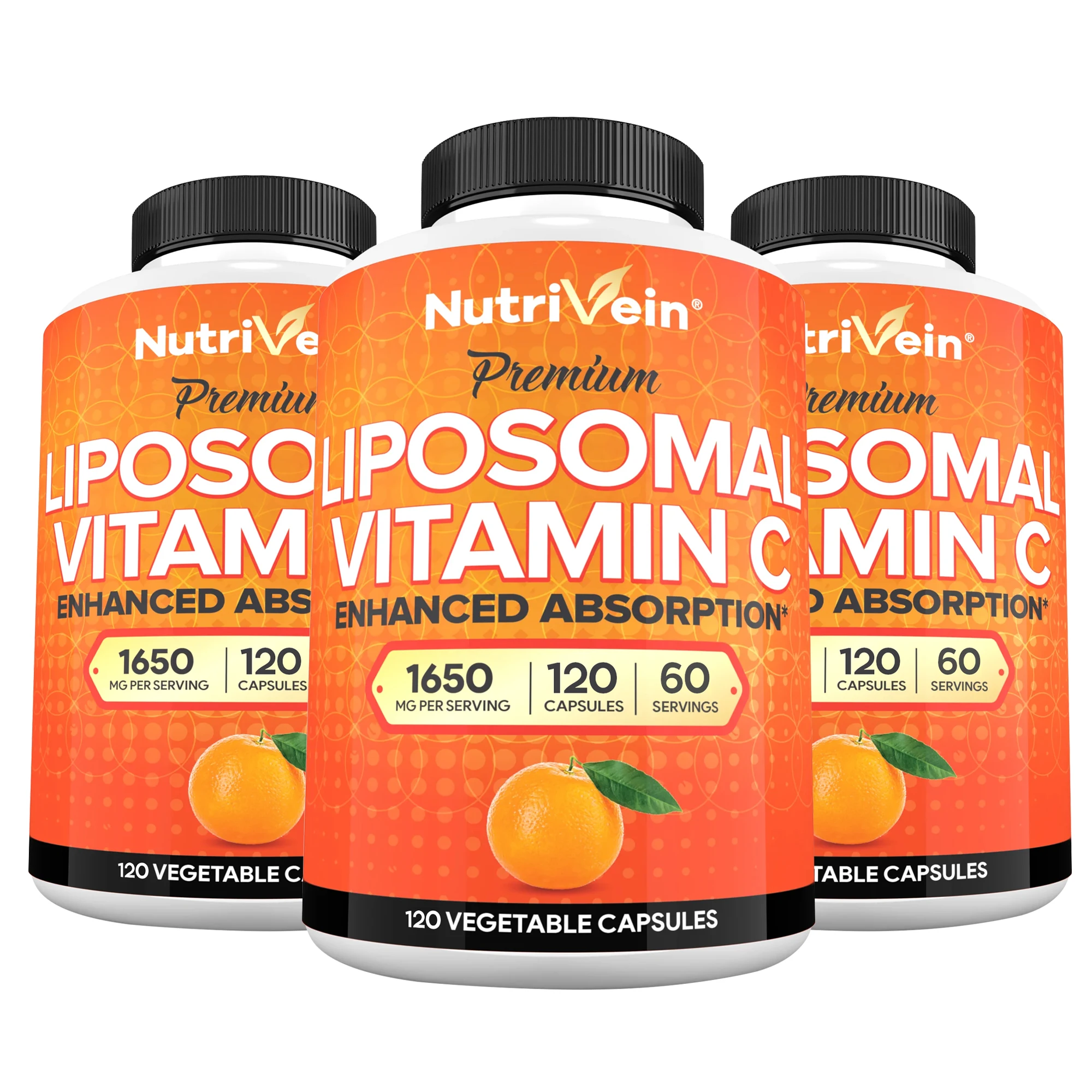 Liposomal Vitamin C 1650 Mg - Highly Absorbable, Fat Soluble Vitamin C, Antioxidant Supplement, Immune System & Collagen Booster
Liposomal Vitamin C 1650 Mg - Highly Absorbable, Fat Soluble Vitamin C, Antioxidant Supplement, Immune System & Collagen Booster