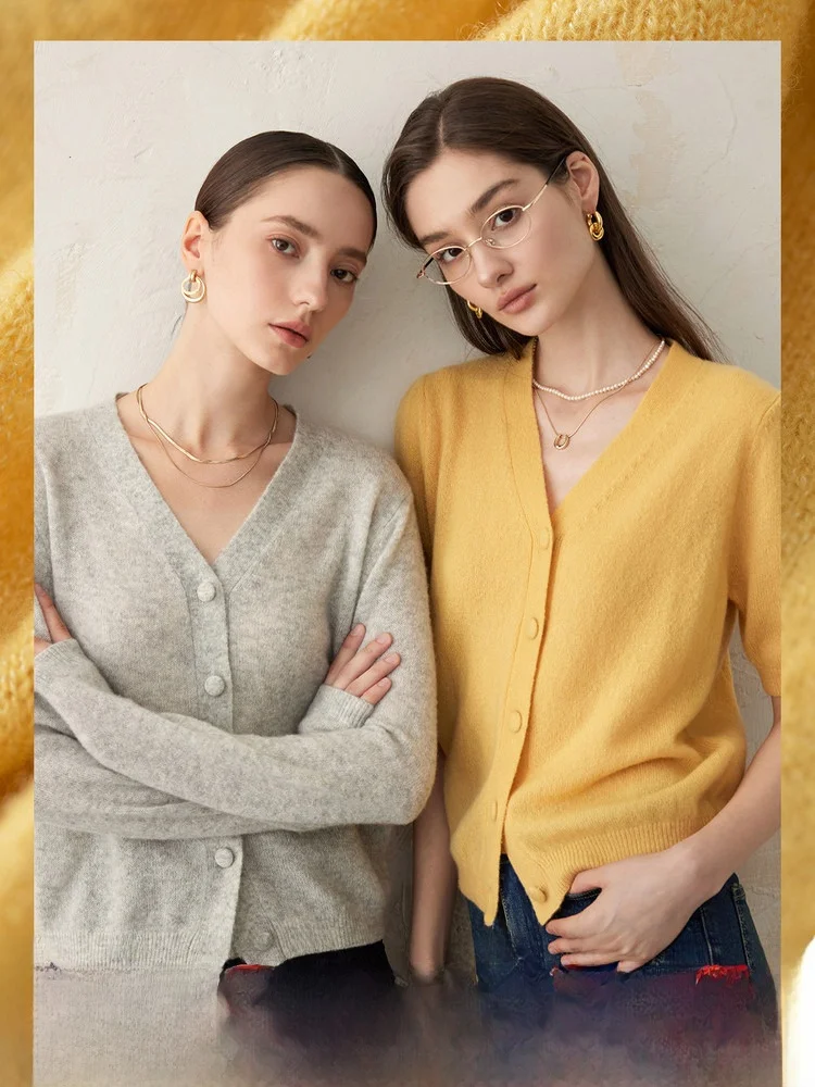 Autumnal Pear Silk Camere Series Bubble Sve Knitted Open Cardigan V-Ne Long Sve Top Early Spring New Arrival
Autumnal Pear Silk Camere Series Bubble Sve Knitted Open Cardigan V-Ne Long Sve Top Early Spring New Arrival