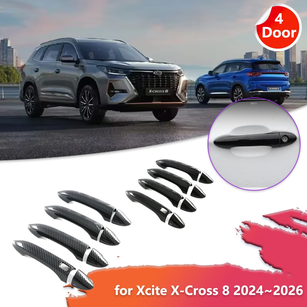 Car Door Handle Cover for Xcite X-Cross 8 2024~2026 2025 ABS Carbon Fiber Black Sticker Trim Scratch Cap Decor Part Accessories
Car Door Handle Cover for Xcite X-Cross 8 2024~2026 2025 ABS Carbon Fiber Black Sticker Trim Scratch Cap Decor Part Accessories