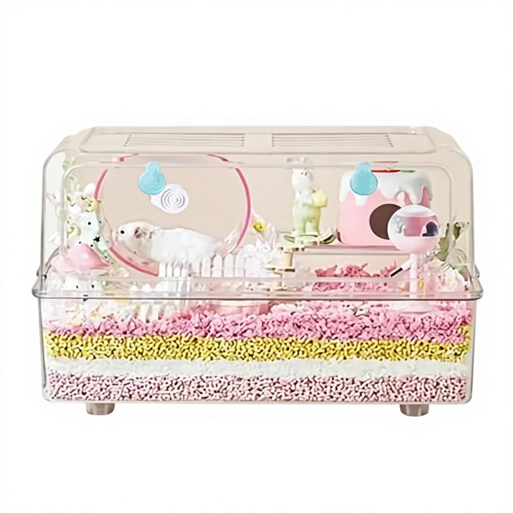 Golden Hamster Cage Plastic Extra-Large Villa Complete Set Easy to Clean Decorative Landscaping Indoor All Seasons
Golden Hamster Cage Plastic Extra-Large Villa Complete Set Easy to Clean Decorative Landscaping Indoor All Seasons