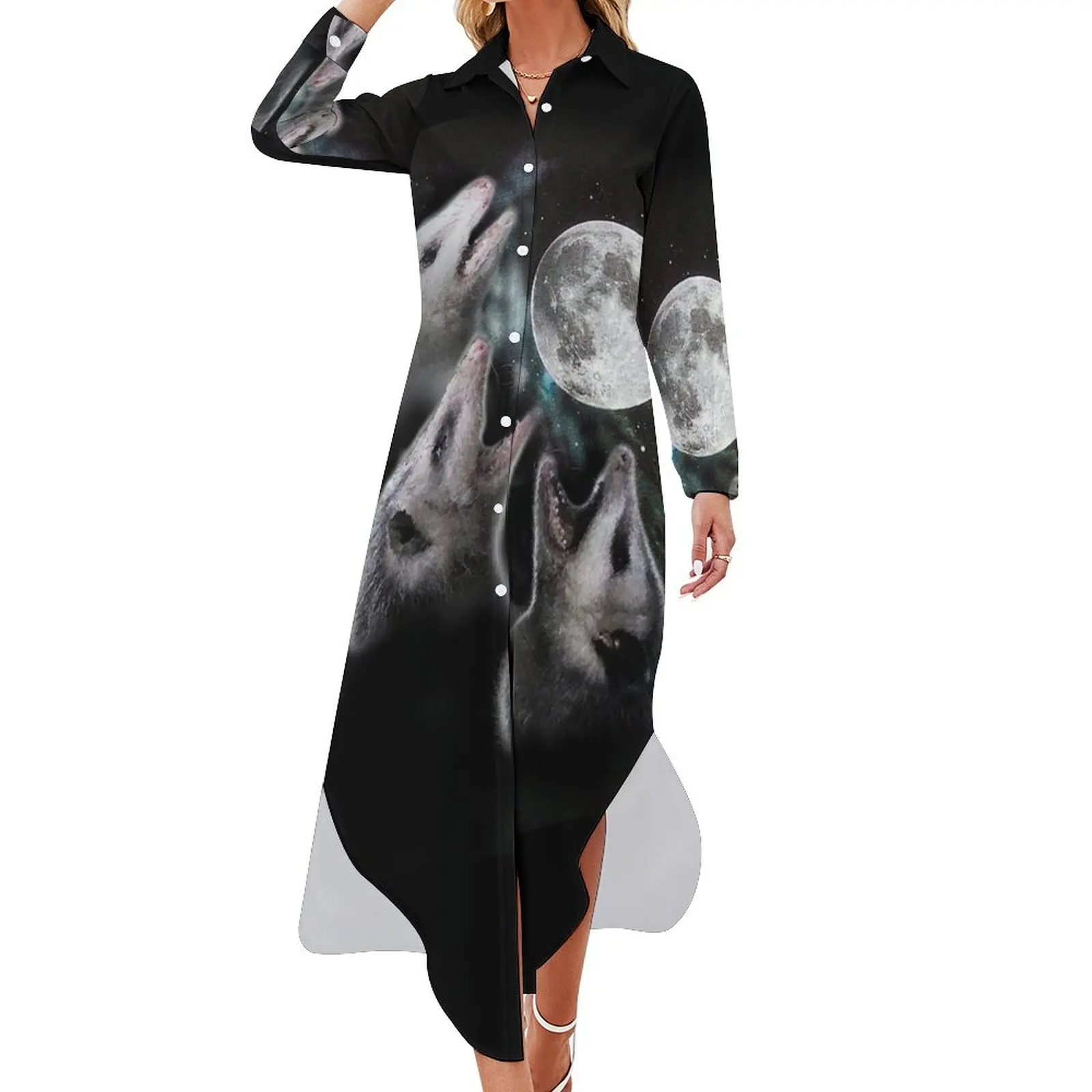 3 Opossum Moon Long Sleeved Shirt Dress loose summer dress dresses for official occasions
3 Opossum Moon Long Sleeved Shirt Dress loose summer dress dresses for official occasions