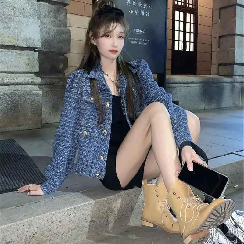 Tweed Jacket Down Womens Autumn Harajuku Kpop Kawaii Silhouette Korean Style Japanese Fashion Streetwear Elastic Minimalist Lady
Tweed Jacket Down Womens Autumn Harajuku Kpop Kawaii Silhouette Korean Style Japanese Fashion Streetwear Elastic Minimalist Lady