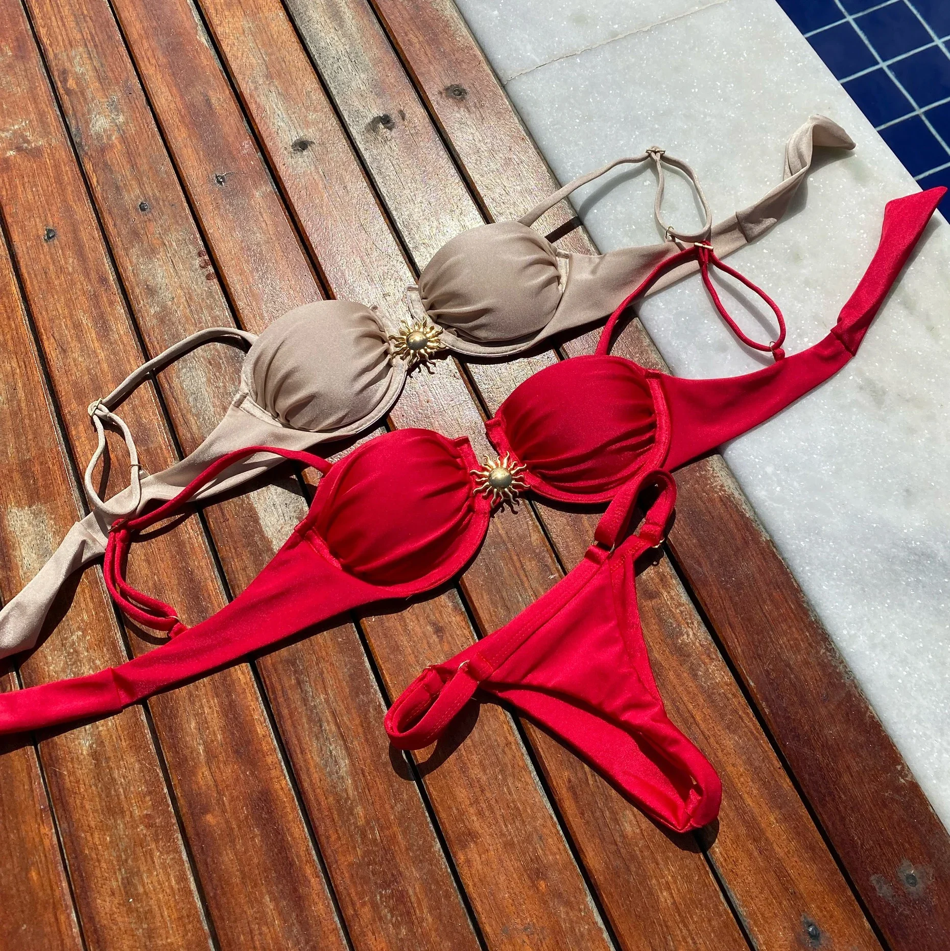 Push Up Bikini Sexy Women Swimsuit 2025 Solid Red Swimwear Brazilian Biquini Female High Leg Swimming Suit Bodysuit Beachwear
Push Up Bikini Sexy Women Swimsuit 2025 Solid Red Swimwear Brazilian Biquini Female High Leg Swimming Suit Bodysuit Beachwear