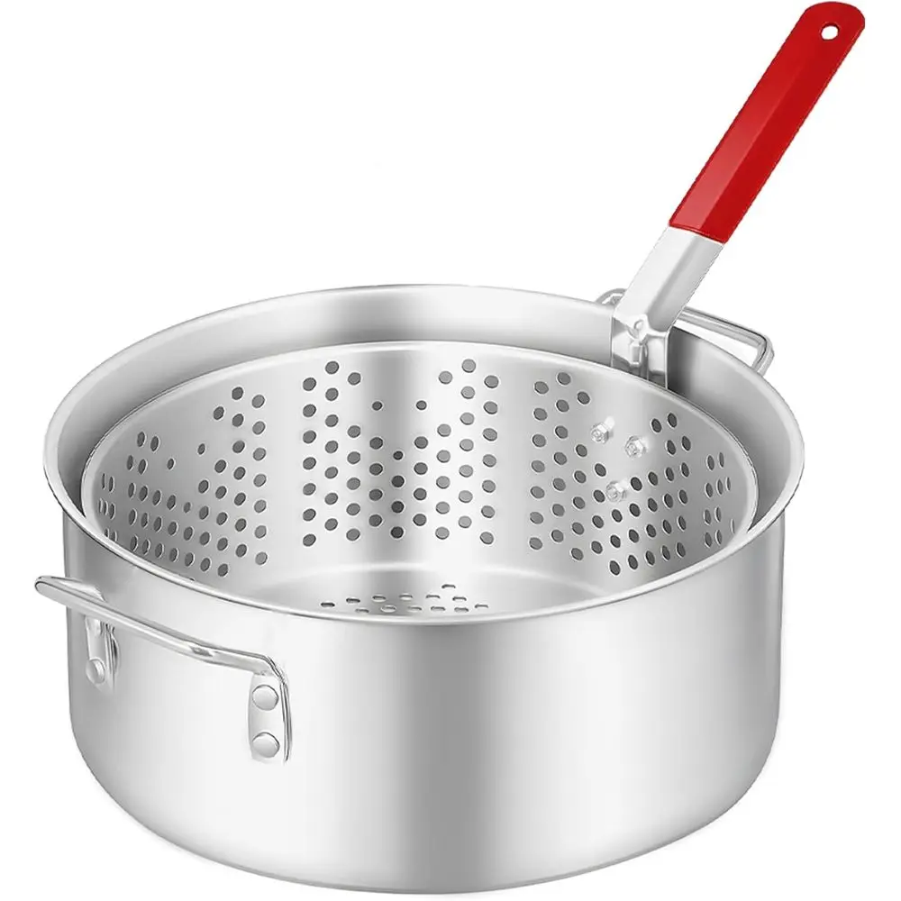 Heavy-Duty Pot & 6.7QT Basket, Propane Deep Fryer for Seafood, Turkey, Chicken & More
Heavy-Duty Pot & 6.7QT Basket, Propane Deep Fryer for Seafood, Turkey, Chicken & More