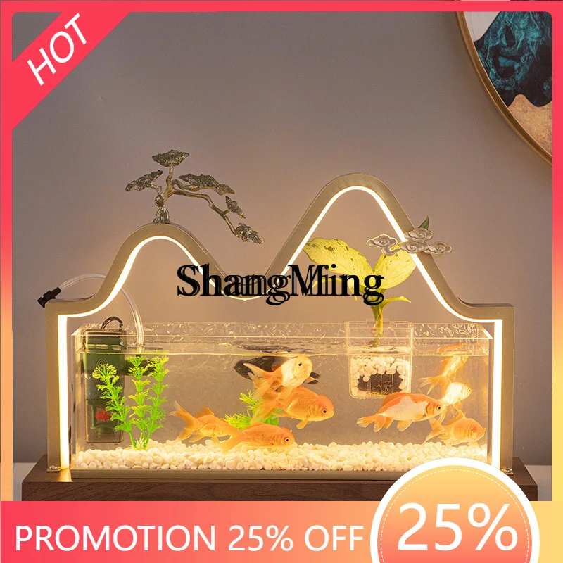 ZYY acrylic fish tank self-circulating water flow ornament office living room home entrance TV cabinet decoration
ZYY acrylic fish tank self-circulating water flow ornament office living room home entrance TV cabinet decoration