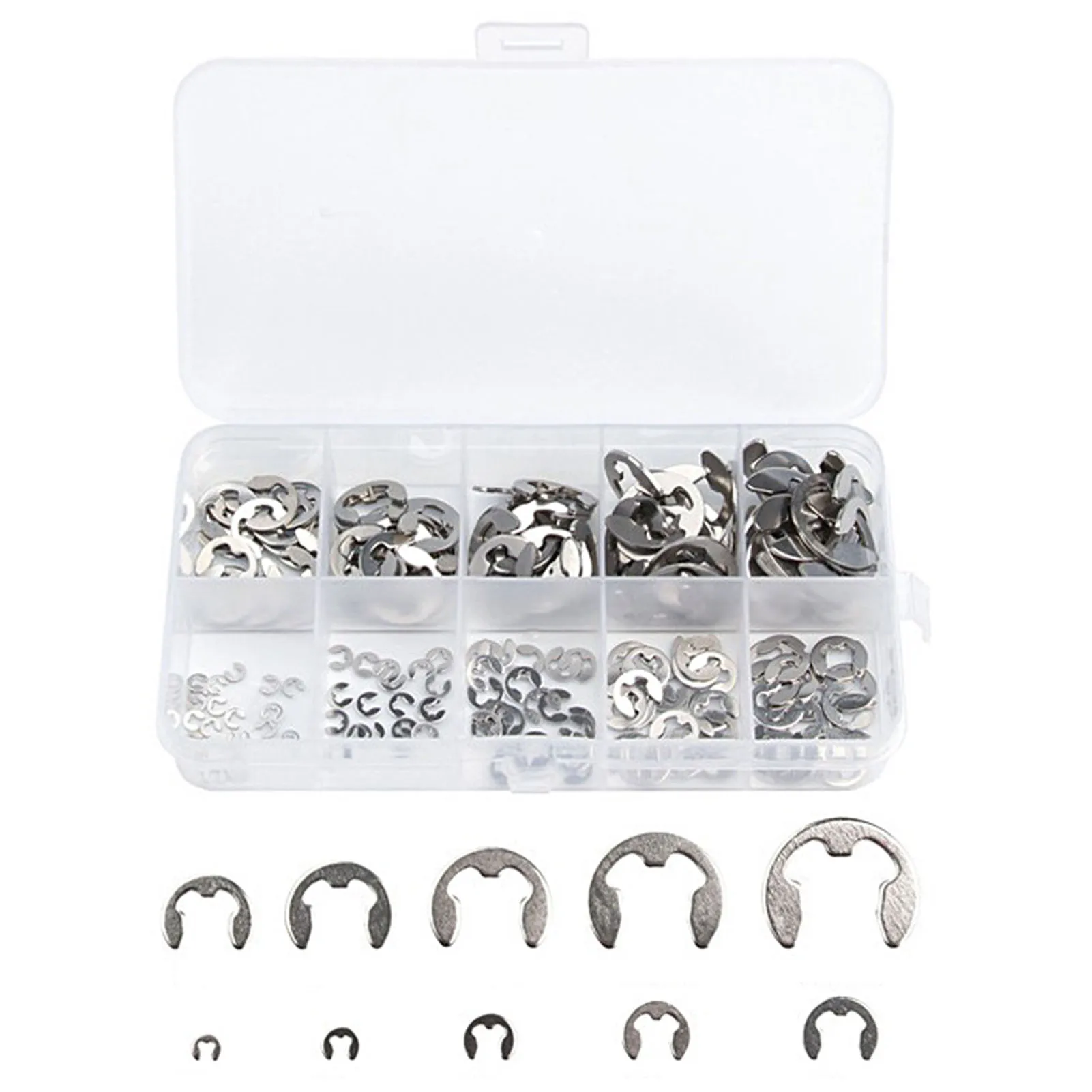 Circlips Retaining s Kit Snap with Divided Storage Case for Bea Machinery Accessories
Circlips Retaining s Kit Snap with Divided Storage Case for Bea Machinery Accessories