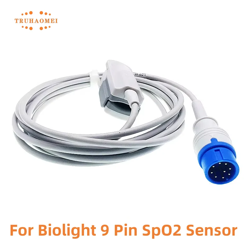 9-контактный многоразовый датчик SpO2 для Biolight A6 Q5 Q7 A8 A9, синий, круглый, для взрослых и детей, импульсный цифровой PD-выход, зонд SpO2
9-контактный многоразовый датчик SpO2 для Biolight A6 Q5 Q7 A8 A9, синий, круглый, для взрослых и детей, импульсный цифровой PD-выход, зонд SpO2
