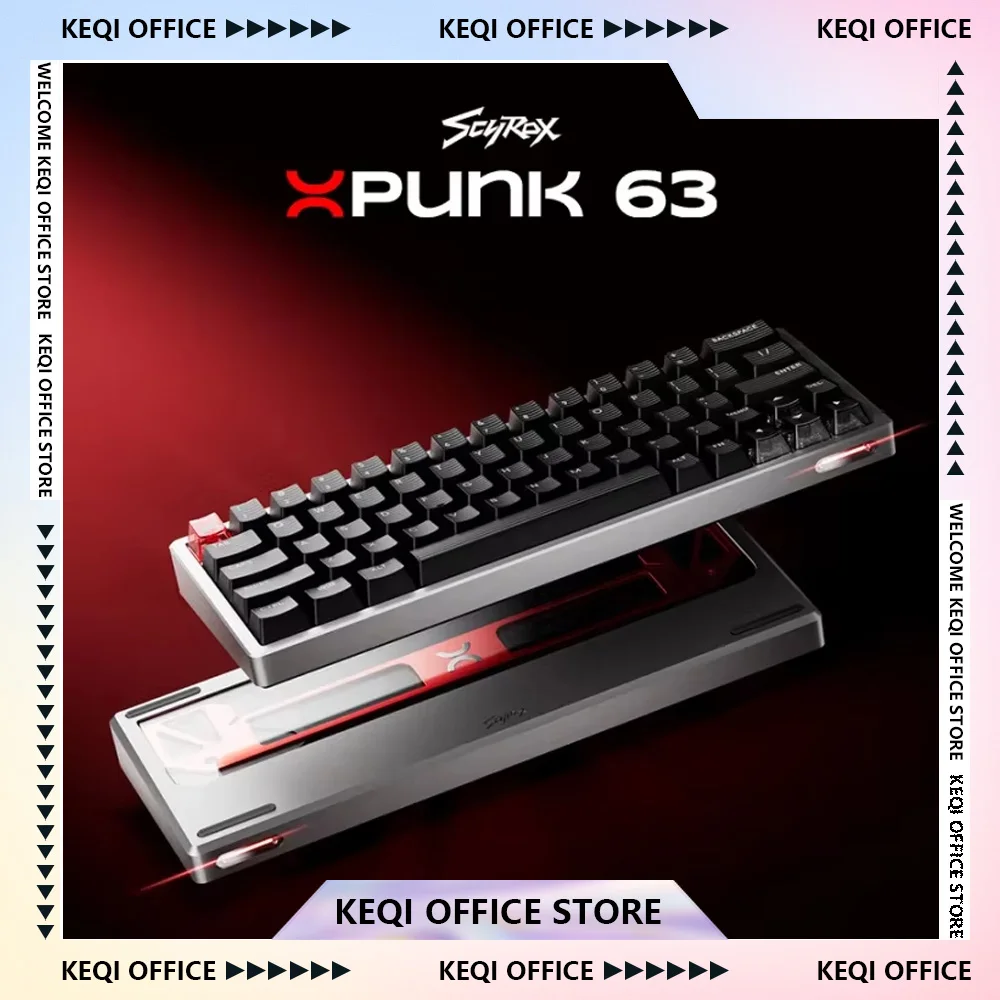 New SCYROX Xpunk63 Magnetic Axis Keyboard 8K CNC Aluminum Wired RT0.01 S-CENTER RGB PBT Custom PC E-sport Laptop Gaming Keyboard
New SCYROX Xpunk63 Magnetic Axis Keyboard 8K CNC Aluminum Wired RT0.01 S-CENTER RGB PBT Custom PC E-sport Laptop Gaming Keyboard
