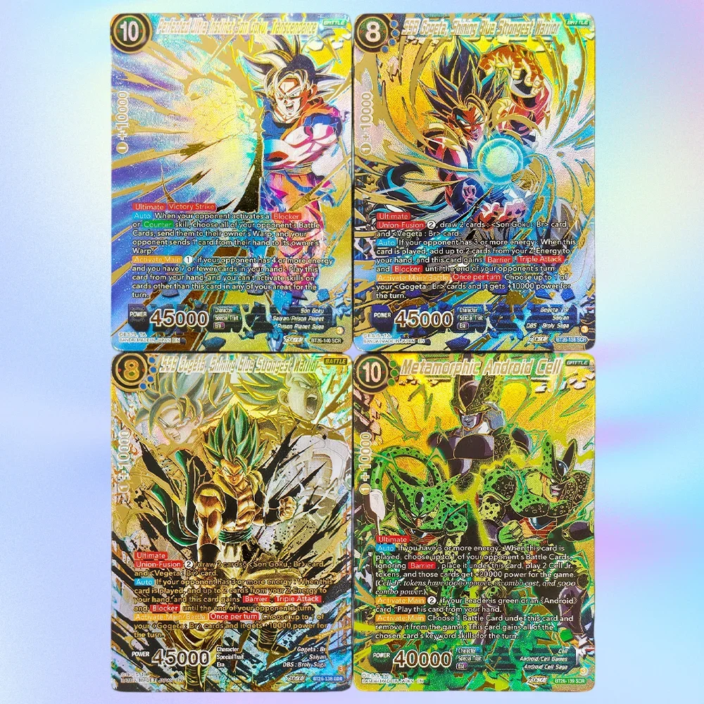 Proxy Dragon Ball Super Masters English BT26 SSB Gogeta Shining Strongest Warrior Son Goku Ultimate Advent Collection Card Toy
Proxy Dragon Ball Super Masters English BT26 SSB Gogeta Shining Strongest Warrior Son Goku Ultimate Advent Collection Card Toy