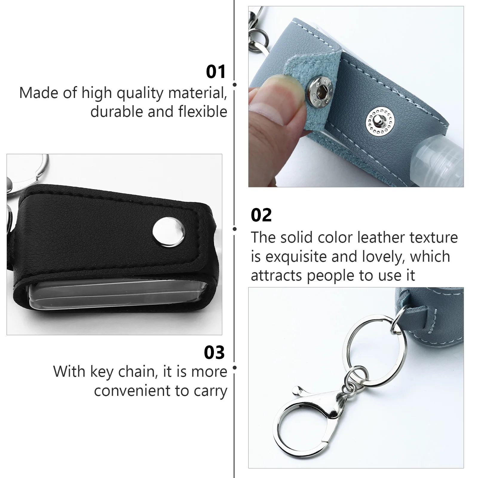 4pcs Hand Holder Set Pu Travel Bottles Refillable Portable Toiletry Containers For Shampoo Conditioner Lotion Empty
4pcs Hand Holder Set Pu Travel Bottles Refillable Portable Toiletry Containers For Shampoo Conditioner Lotion Empty