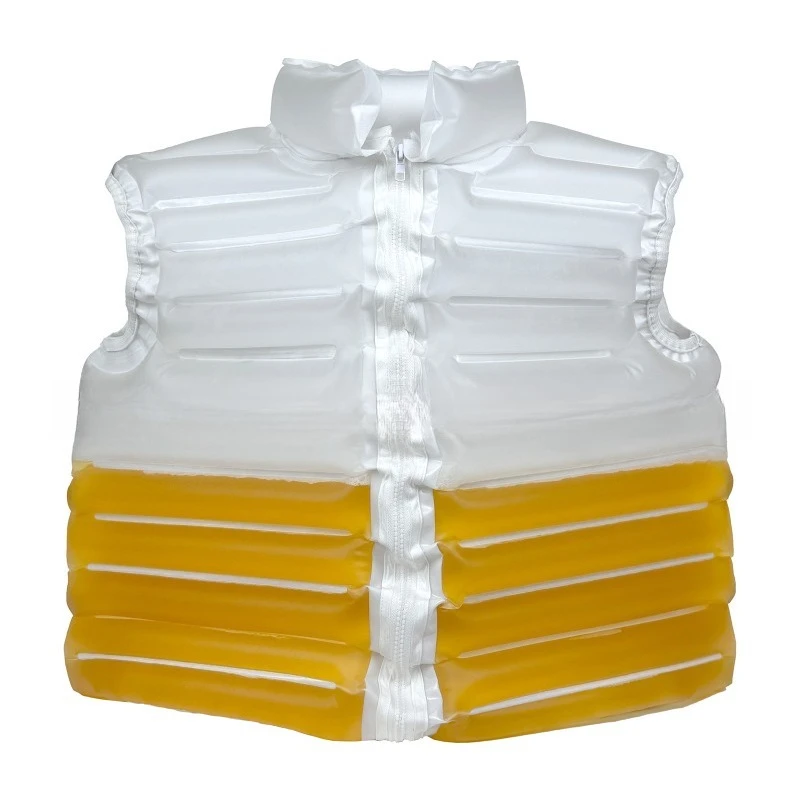Transparent Beer-Filled Jacket for Pools
Transparent Beer-Filled Jacket for Pools