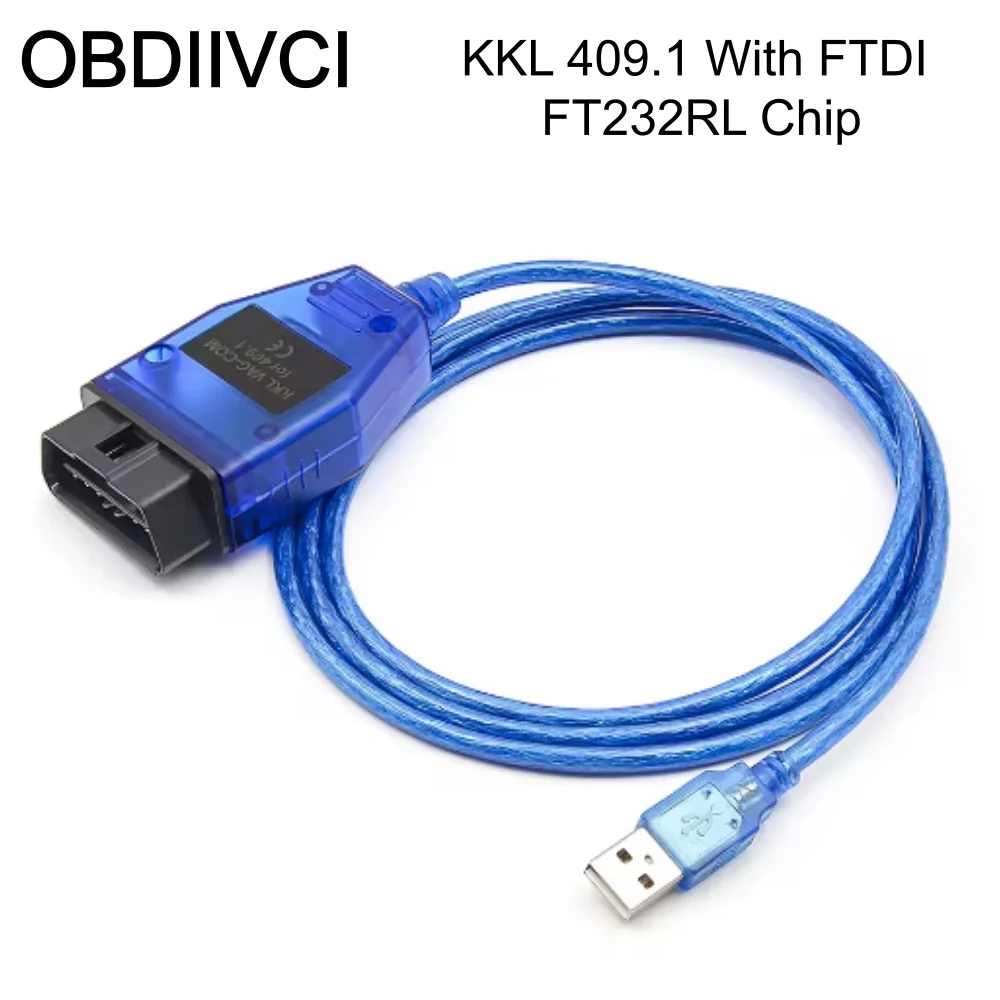 For KKL 409 With FTDI FT232RL Chip A+ Quality 409.1 USB Scan Interface Diagnostic Tool KKL Trouble Code
For KKL 409 With FTDI FT232RL Chip A+ Quality 409.1 USB Scan Interface Diagnostic Tool KKL Trouble Code