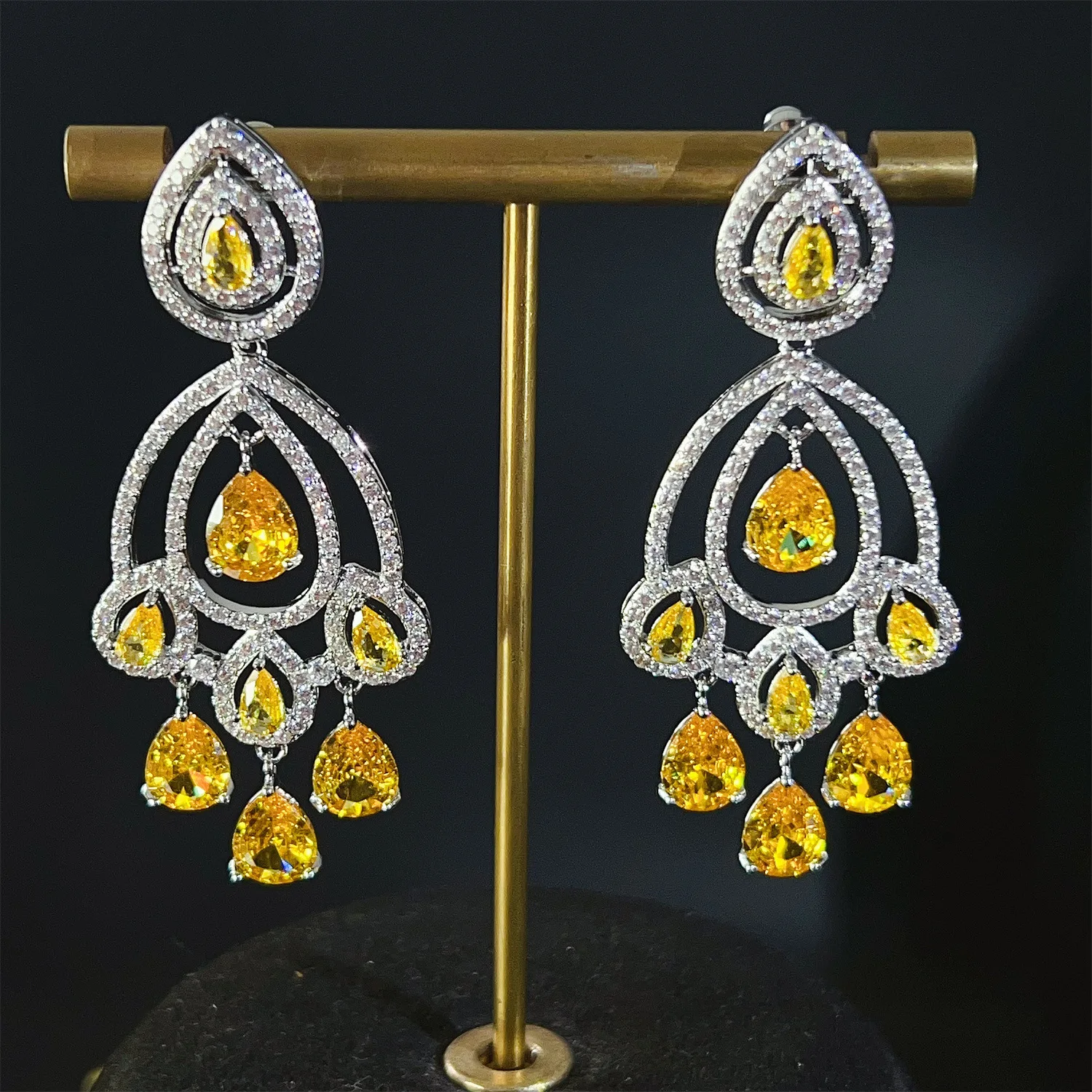 luxury zirconia earrings yellow green colorful small water drop pendant earrings for women dinner party jewelry gift
luxury zirconia earrings yellow green colorful small water drop pendant earrings for women dinner party jewelry gift