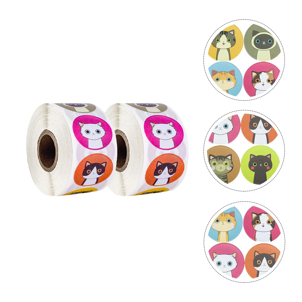2 Rolls Kitten Stickers The Gift Decor Decal Seal Label Cat Tag Copper Plate DIY Packing Sealing
2 Rolls Kitten Stickers The Gift Decor Decal Seal Label Cat Tag Copper Plate DIY Packing Sealing