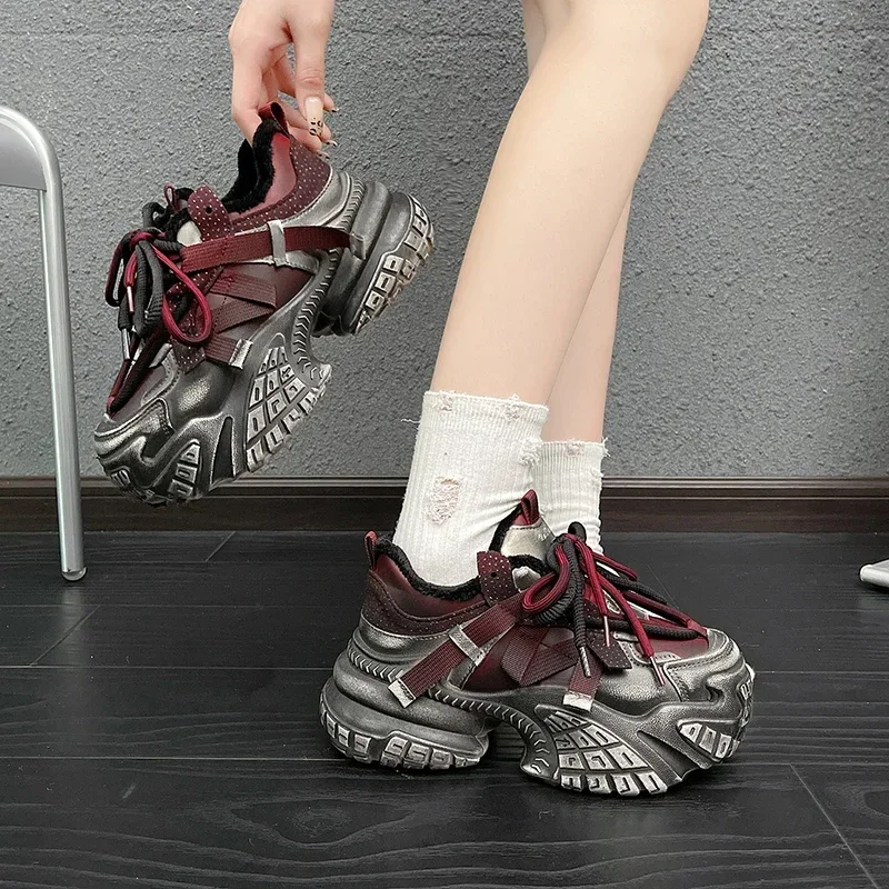 Women Platform Sneakers Casual Sports Shoes Bling Design Lace Up Comfortable Shoes Outdoor Running Walking Sneakers Female 35-40
Women Platform Sneakers Casual Sports Shoes Bling Design Lace Up Comfortable Shoes Outdoor Running Walking Sneakers Female 35-40