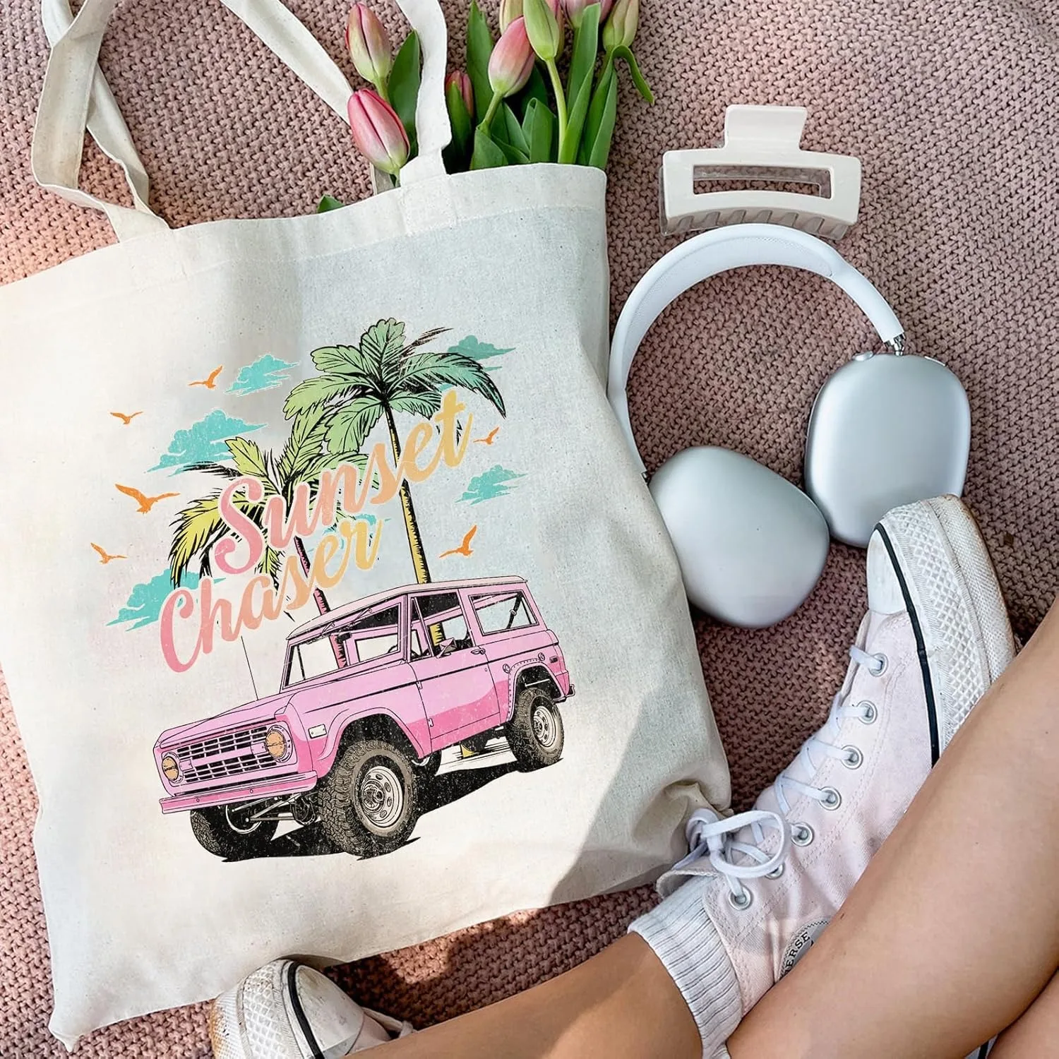 Sunset Chaser Graphic Handbag Women Cartoon Aesthetics Design Graphic Shopping Bags Teen Reusable Tote Bag Female Shoulder Bag
Sunset Chaser Graphic Handbag Women Cartoon Aesthetics Design Graphic Shopping Bags Teen Reusable Tote Bag Female Shoulder Bag