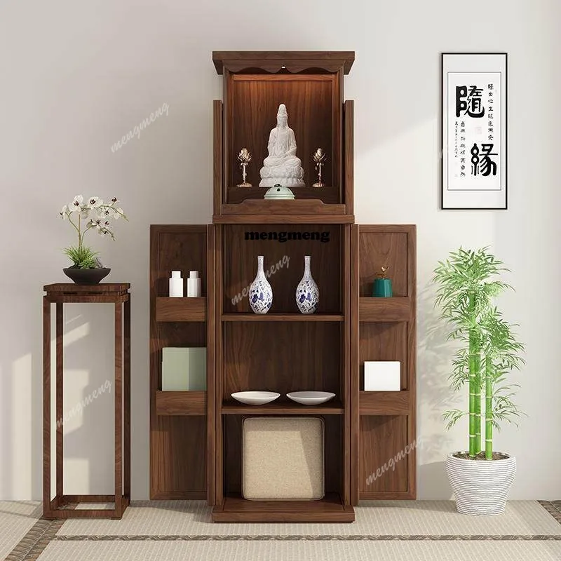 Standing cabinet offering table Shrine small living room household shrine rural main house offering table
Standing cabinet offering table Shrine small living room household shrine rural main house offering table