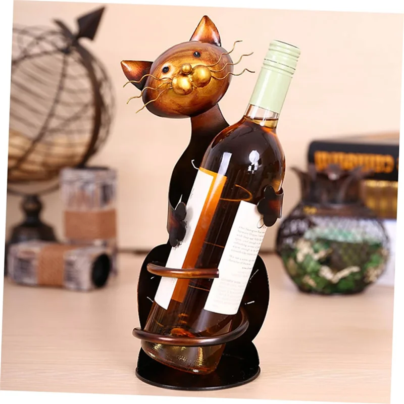 PZHI-2PCS держатель для вина в форме кошки, держатель для вина в форме кошки, держатель для бутылки вина в форме кошки, подставка для скульптуры, металлическая декоративная подставка
PZHI-2PCS держатель для вина в форме кошки, держатель для вина в форме кошки, держатель для бутылки вина в форме кошки, подставка для скульптуры, металлическая декоративная подставка