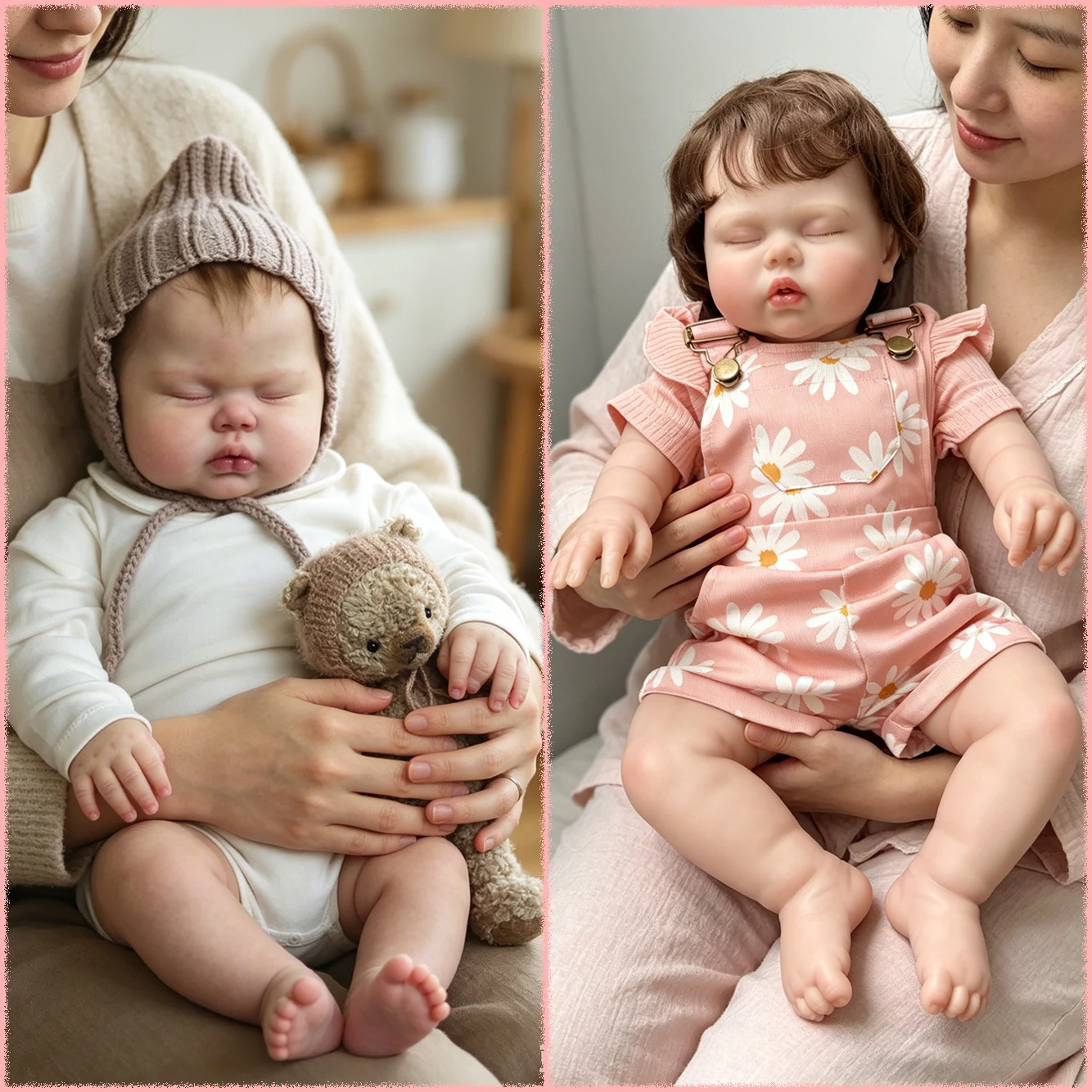 60cm Soft Cotton Body Multiple Layers Painting Skin Lifelike Reborn Pickle Sleeping Baby Doll Hand Rooted Hair Collectible
60cm Soft Cotton Body Multiple Layers Painting Skin Lifelike Reborn Pickle Sleeping Baby Doll Hand Rooted Hair Collectible