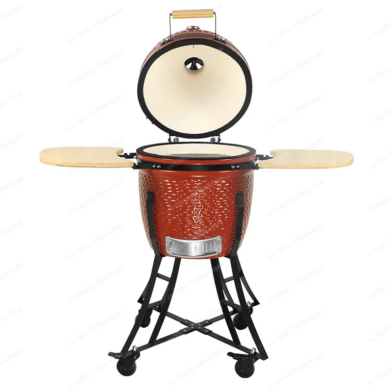 18-дюймовый уличный гриль для барбекю, дымовой гриль, керамический гриль для тушения, американская пицца, патио, угольный гриль 
18-дюймовый уличный гриль для барбекю, дымовой гриль, керамический гриль для тушения, американская пицца, патио, угольный гриль