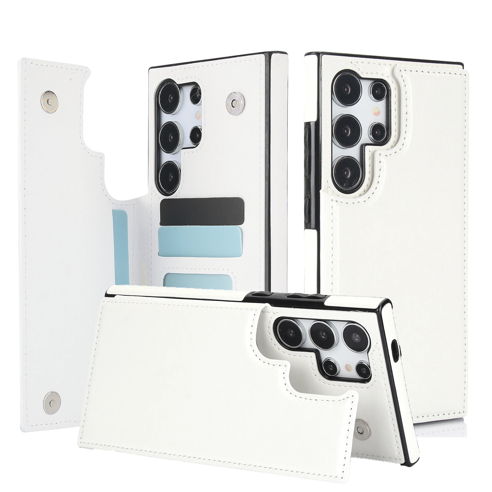 Shockproof Leather Flip Card Holder Slots Wallet Case For Samsung Galaxy S25 Ultra S24 S23 S22, Cards Pocket Stand Phone Covers
Shockproof Leather Flip Card Holder Slots Wallet Case For Samsung Galaxy S25 Ultra S24 S23 S22, Cards Pocket Stand Phone Covers
