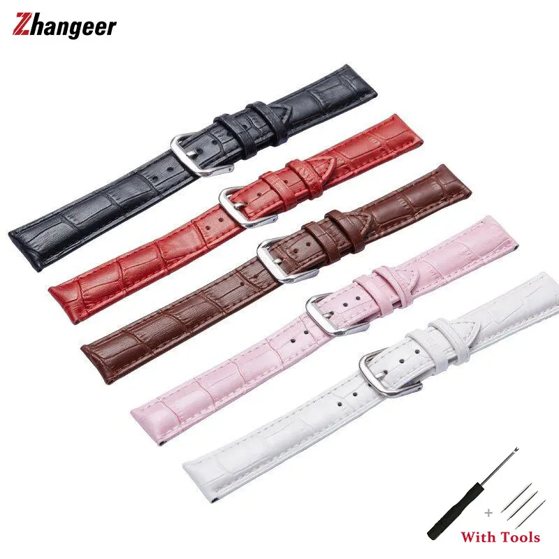 12 13 14 15 16 17 18 19 20 22 24mm Genuine Leather Wrist Watch Band Red White Pink Women Men Watch Straps With Steel Buckle Belt
12 13 14 15 16 17 18 19 20 22 24mm Genuine Leather Wrist Watch Band Red White Pink Women Men Watch Straps With Steel Buckle Belt