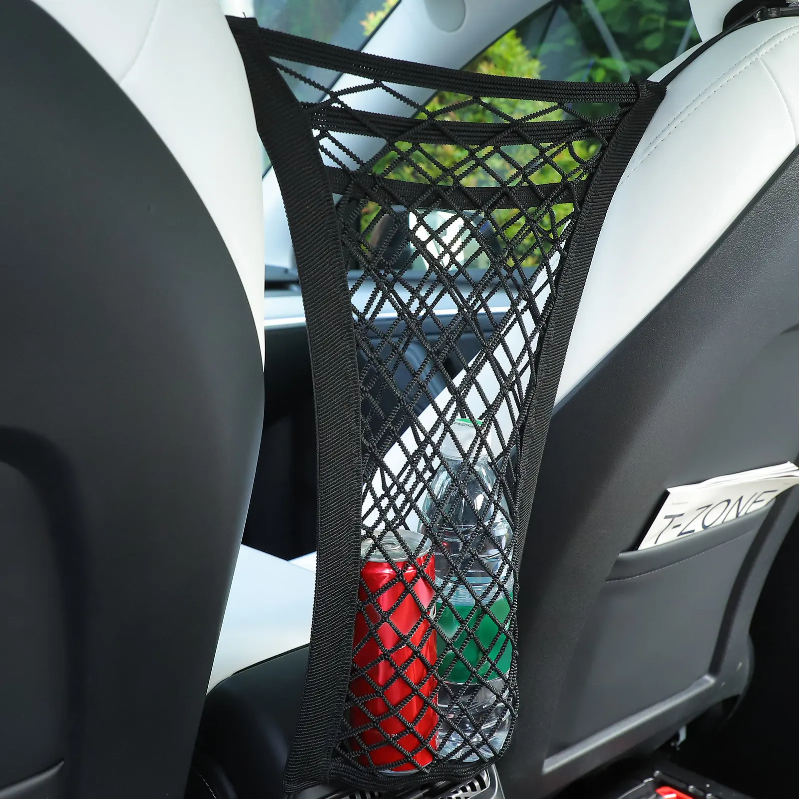 Dual-Layer Net Pocket Front Seat Organizer Mesh Storage For Cars Suvs Purse Holder Between Seats Dog Car Barrier Car
Dual-Layer Net Pocket Front Seat Organizer Mesh Storage For Cars Suvs Purse Holder Between Seats Dog Car Barrier Car
