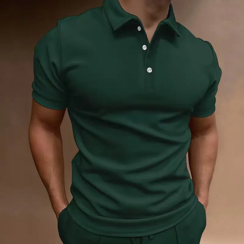 Summer Men's Solid Color Short-sleeved POLO Shirt Casual Daily Lapel Button Shirt Men
Summer Men's Solid Color Short-sleeved POLO Shirt Casual Daily Lapel Button Shirt Men