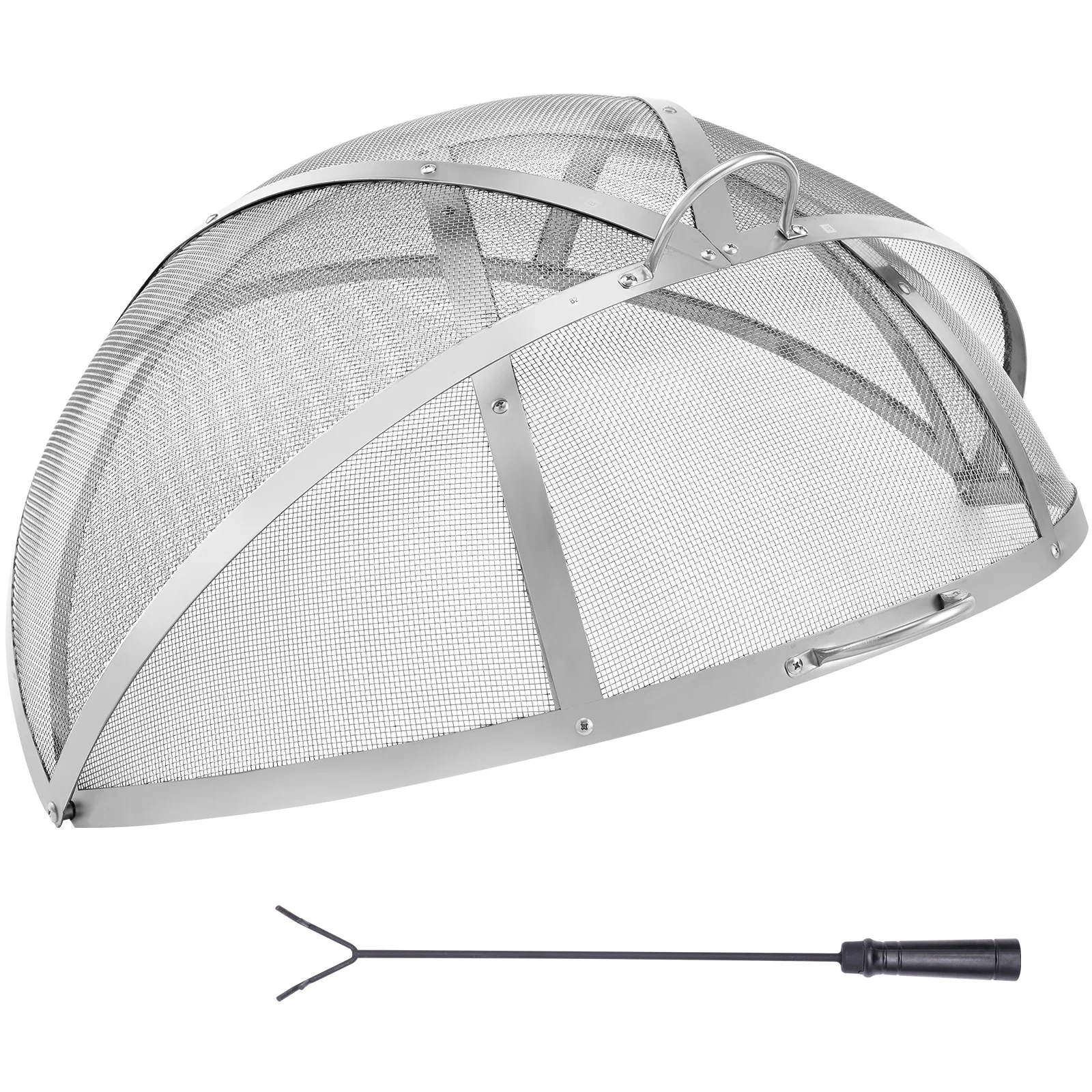 SucceBuy Firepit Spark Screen Lid Outdoor Firepit Ring Cover Fire Pit Metal Cover Easy-Opening Stainless Steel Fire Ring Covers
SucceBuy Firepit Spark Screen Lid Outdoor Firepit Ring Cover Fire Pit Metal Cover Easy-Opening Stainless Steel Fire Ring Covers