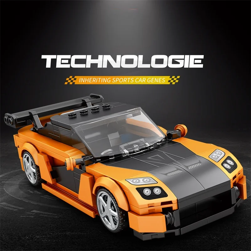 Orange Sports Car Building Blocks City Vehicle Classic Car Model Desktop Display DIY Toy Children's Holiday Gift
Orange Sports Car Building Blocks City Vehicle Classic Car Model Desktop Display DIY Toy Children's Holiday Gift