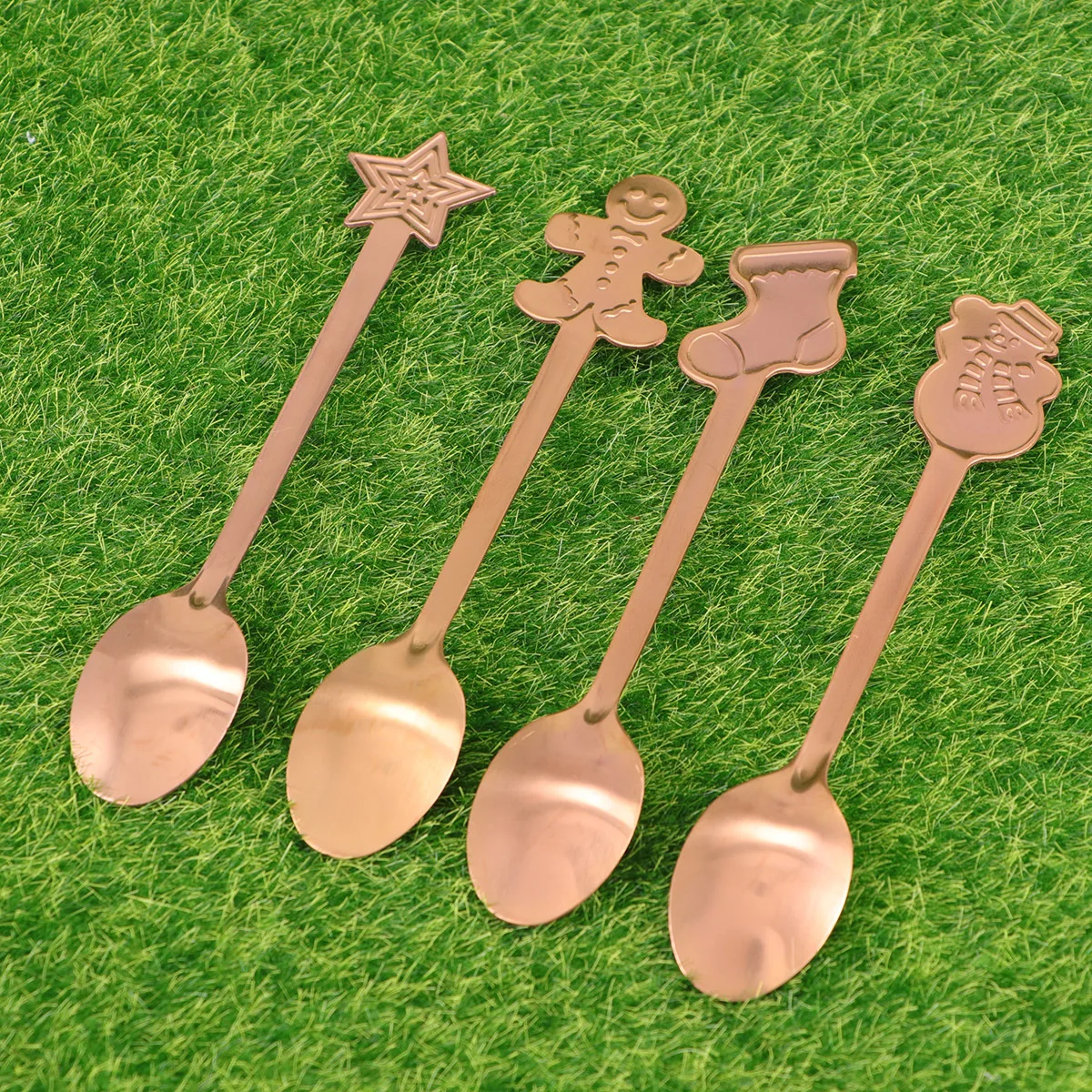 5Pcs Stainless Steel Spoons and Packing Bag Portable Christmas Spoons Corrosion Proof for Office Home Cafe Use in Xmas Party
5Pcs Stainless Steel Spoons and Packing Bag Portable Christmas Spoons Corrosion Proof for Office Home Cafe Use in Xmas Party