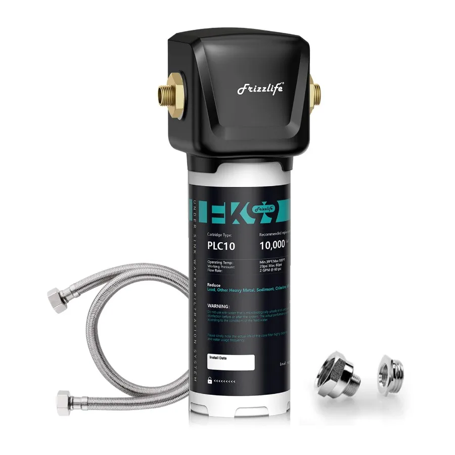 FK99 Under Sink Water Filter System NSF/ANSI 5342 Certified Remove 99.99 Chlorine Lead Bad Taste Odor Direct Connect 0.5 Micron
FK99 Under Sink Water Filter System NSF/ANSI 5342 Certified Remove 99.99 Chlorine Lead Bad Taste Odor Direct Connect 0.5 Micron