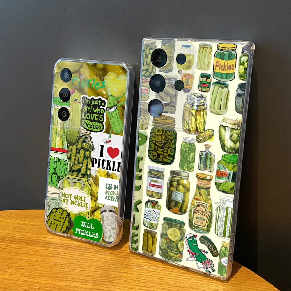 Pickles Canned Phone Case Silicone For Samsung S30,23,21,22,20 FE lite,S10,9,PIus Note20ultra Soft Transparent
Pickles Canned Phone Case Silicone For Samsung S30,23,21,22,20 FE lite,S10,9,PIus Note20ultra Soft Transparent
