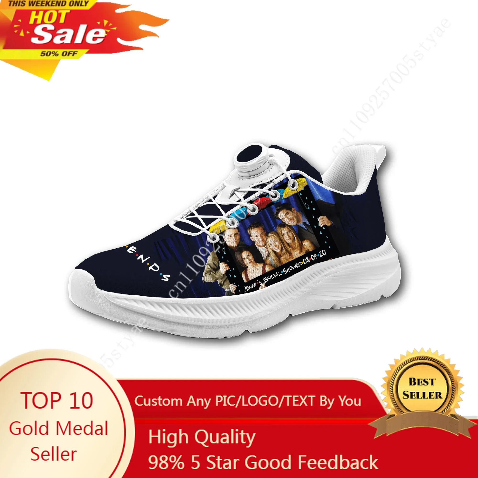 Friends TV Comedy Mens Womens Casual Hiking Shoes Laceless Rotating Button Sports Shoes lightweight Custom Sneaker
Friends TV Comedy Mens Womens Casual Hiking Shoes Laceless Rotating Button Sports Shoes lightweight Custom Sneaker