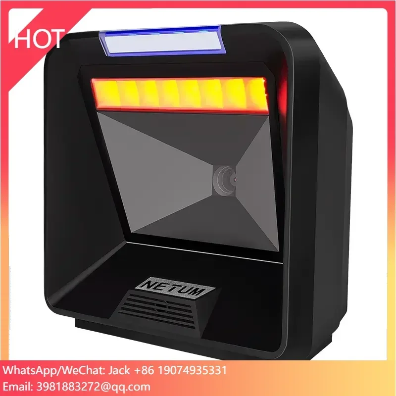 Netum 2085L Plug And Play 2D Omnidirectional Barcode Scanner Desktop Code Reader For Shop Supermarket
Netum 2085L Plug And Play 2D Omnidirectional Barcode Scanner Desktop Code Reader For Shop Supermarket