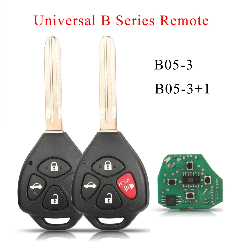 jingyuqin 3/4Buttons Universal KD B Series B05-3 B05-3+1 Remote Control Car Key For KD900/MINI KD/KD MAX Key Programmer Remotes
jingyuqin 3/4Buttons Universal KD B Series B05-3 B05-3+1 Remote Control Car Key For KD900/MINI KD/KD MAX Key Programmer Remotes