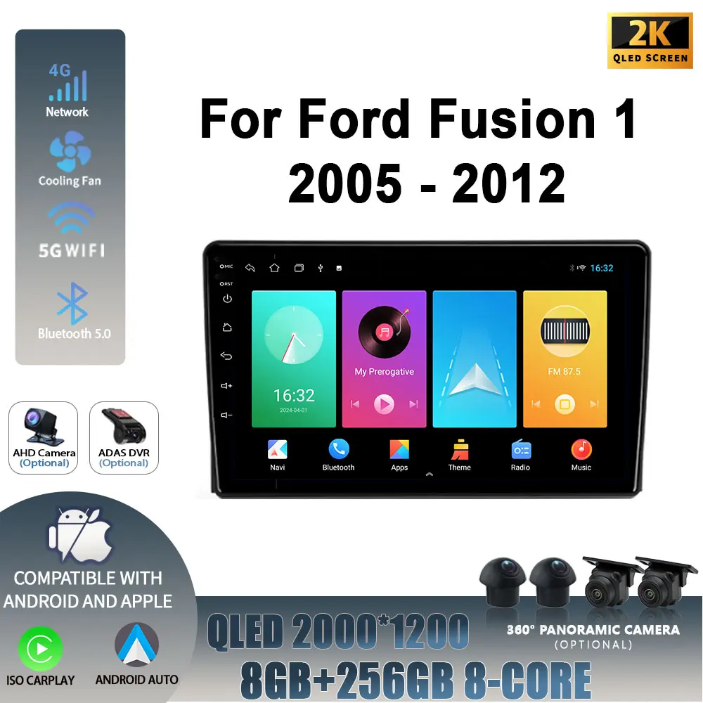Android 14 для Ford Fusion 1 2005-2012 беспроводной Carplay стерео 2DIN автомобильный радиоприемник мультимедийный навигационный плеер головное устройство WIFI
Android 14 для Ford Fusion 1 2005-2012 беспроводной Carplay стерео 2DIN автомобильный радиоприемник мультимедийный навигационный плеер головное устройство WIFI