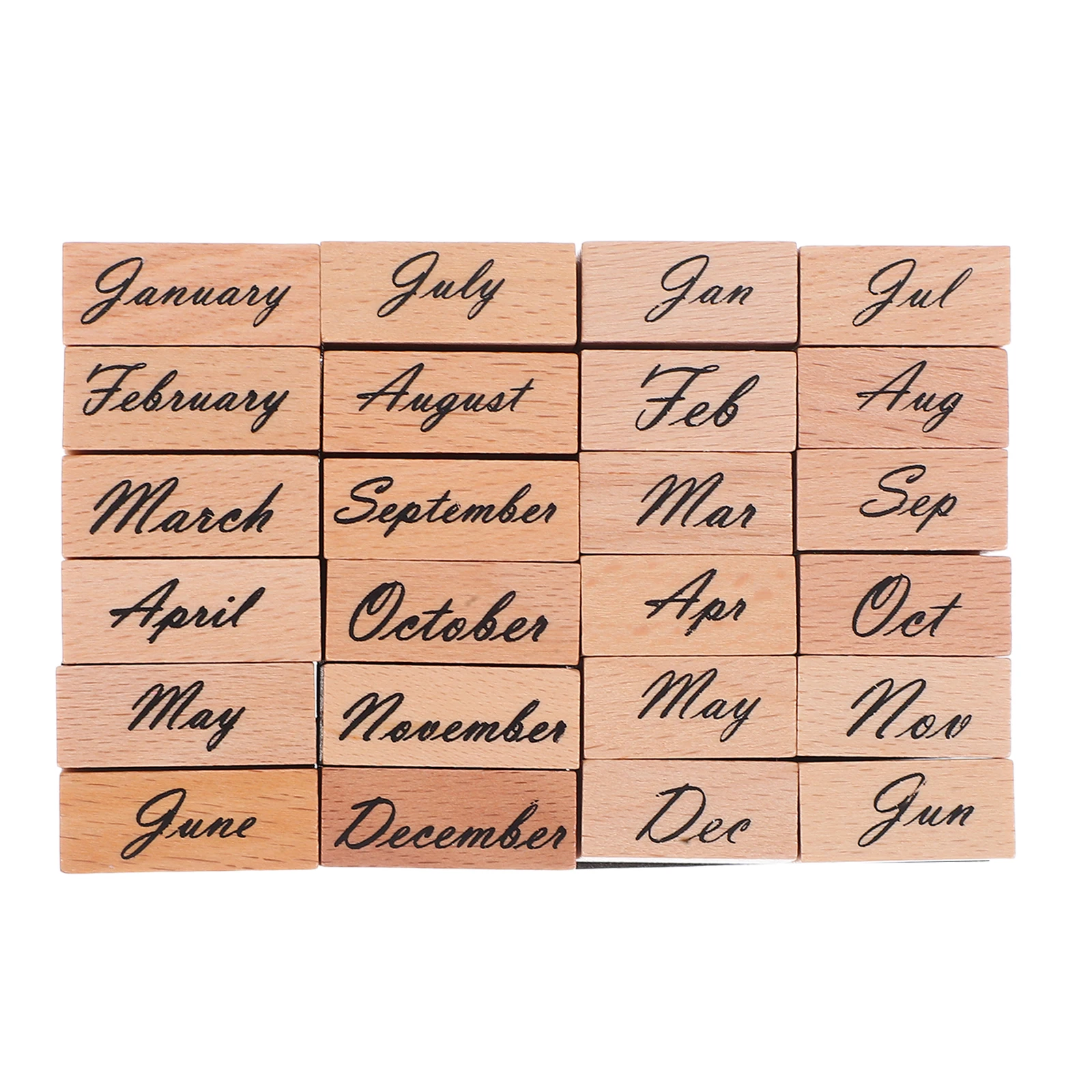 24 Pcs Monthly Hand Account Seal Wood Stamps Rubber Fun Letter Date Self Inking Diary Clear Custom FoamsVintage Crafts Storage
24 Pcs Monthly Hand Account Seal Wood Stamps Rubber Fun Letter Date Self Inking Diary Clear Custom FoamsVintage Crafts Storage