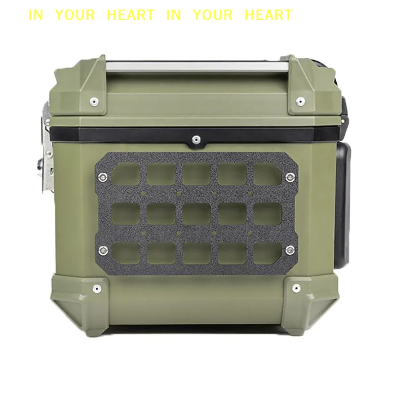 【X】Motorcycle Molle Panel For Trunk Storage Aluminum Alloy Waterproof Tactical Universal Side Box Organizer Modular Storage
【X】Motorcycle Molle Panel For Trunk Storage Aluminum Alloy Waterproof Tactical Universal Side Box Organizer Modular Storage
