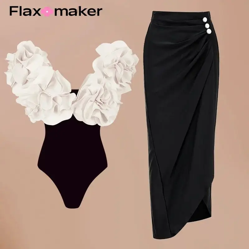 2024 New Swimsuit 3D Flower Black One Piece Swimwear Women Vacation Beachwear Luxury Bathing Suit Sexy Bikini two piece
2024 New Swimsuit 3D Flower Black One Piece Swimwear Women Vacation Beachwear Luxury Bathing Suit Sexy Bikini two piece