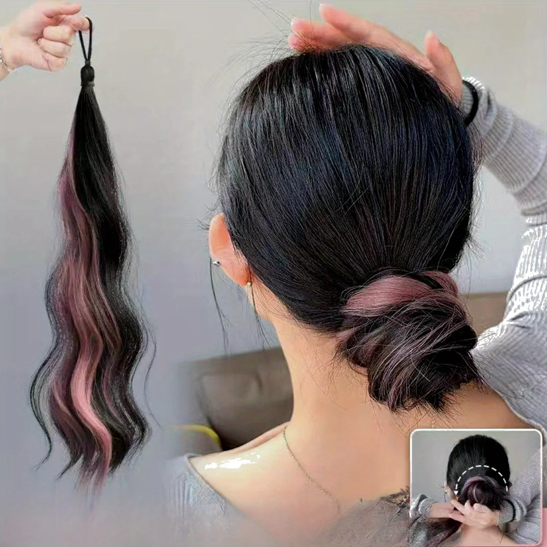 2/3/5PCS Simulated Hair Synthetic Wavy Ponytail Hair Bundle Self-winding Hair Bundle Extension Mixed Tail braid Fluffy Hair Bun
2/3/5PCS Simulated Hair Synthetic Wavy Ponytail Hair Bundle Self-winding Hair Bundle Extension Mixed Tail braid Fluffy Hair Bun