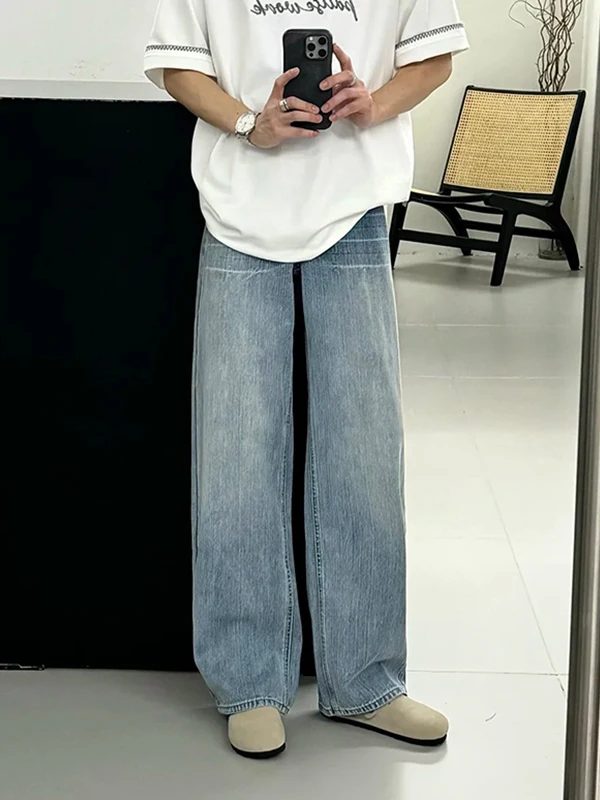 Waed Vintage Men's Jeans American High Street Cleanfit Loose Straight Leg Wide Leg Pants Micro Flared Knife Jeans
Waed Vintage Men's Jeans American High Street Cleanfit Loose Straight Leg Wide Leg Pants Micro Flared Knife Jeans