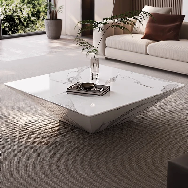 Creative square coffee table Italian minimalist rock slab living room home high-end marble small apartment
Creative square coffee table Italian minimalist rock slab living room home high-end marble small apartment