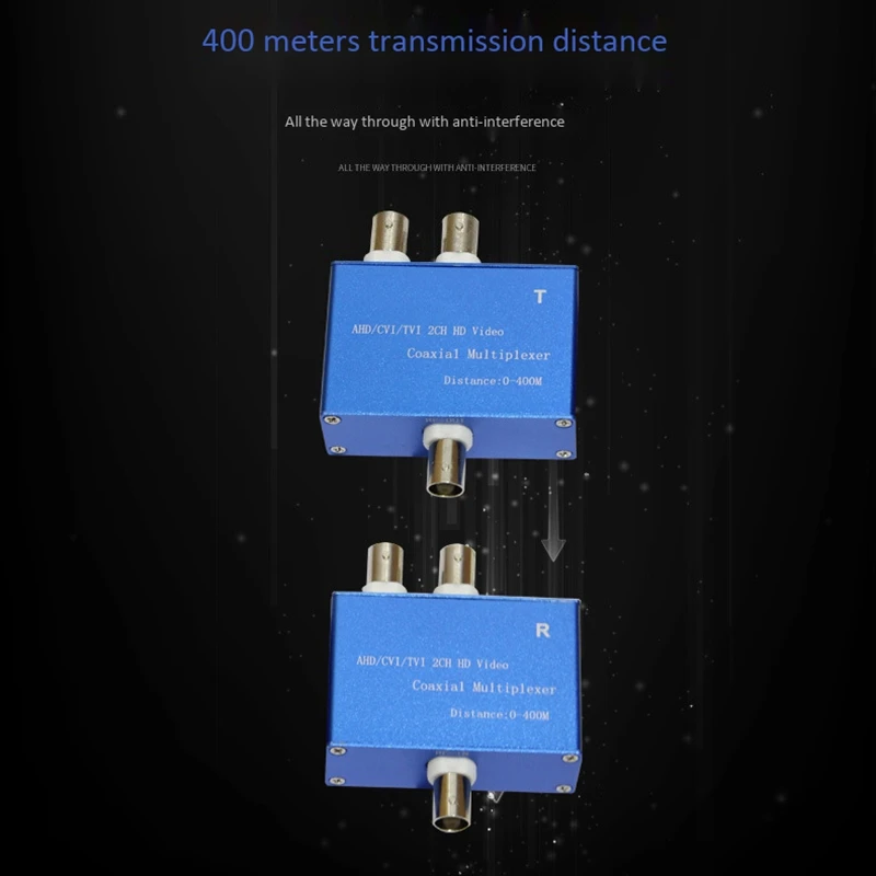 【Горячие продажи!】Двухканальный AHD/CVI/TVI1080P HD-видеомультиплексор Коаксиальный HD-расширитель для камеры
【Горячие продажи!】Двухканальный AHD/CVI/TVI1080P HD-видеомультиплексор Коаксиальный HD-расширитель для камеры