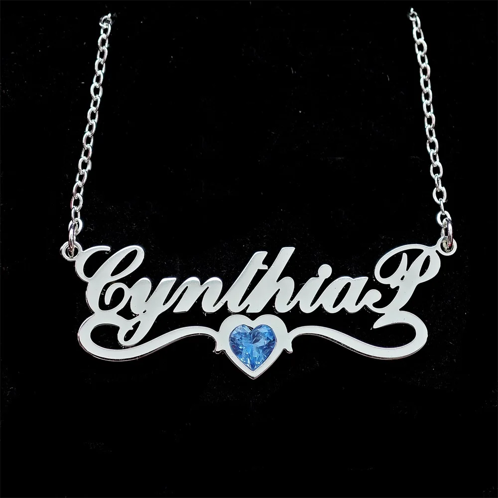 2023 New Custom Name 12 Birthstone Necklace Personalized Stainless Steel Gold Plated Necklace For Women Birthday Jewelry Gifts
2023 New Custom Name 12 Birthstone Necklace Personalized Stainless Steel Gold Plated Necklace For Women Birthday Jewelry Gifts