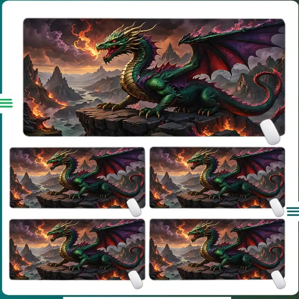 Большой игровой коврик для мыши XXL, стильный настольный коврик с изображением летающего дракона, идеально подходит для карточных игр, противоскользящий коврик для вечеринок
Большой игровой коврик для мыши XXL, стильный настольный коврик с изображением летающего дракона, идеально подходит для карточных игр, противоскользящий коврик для вечеринок