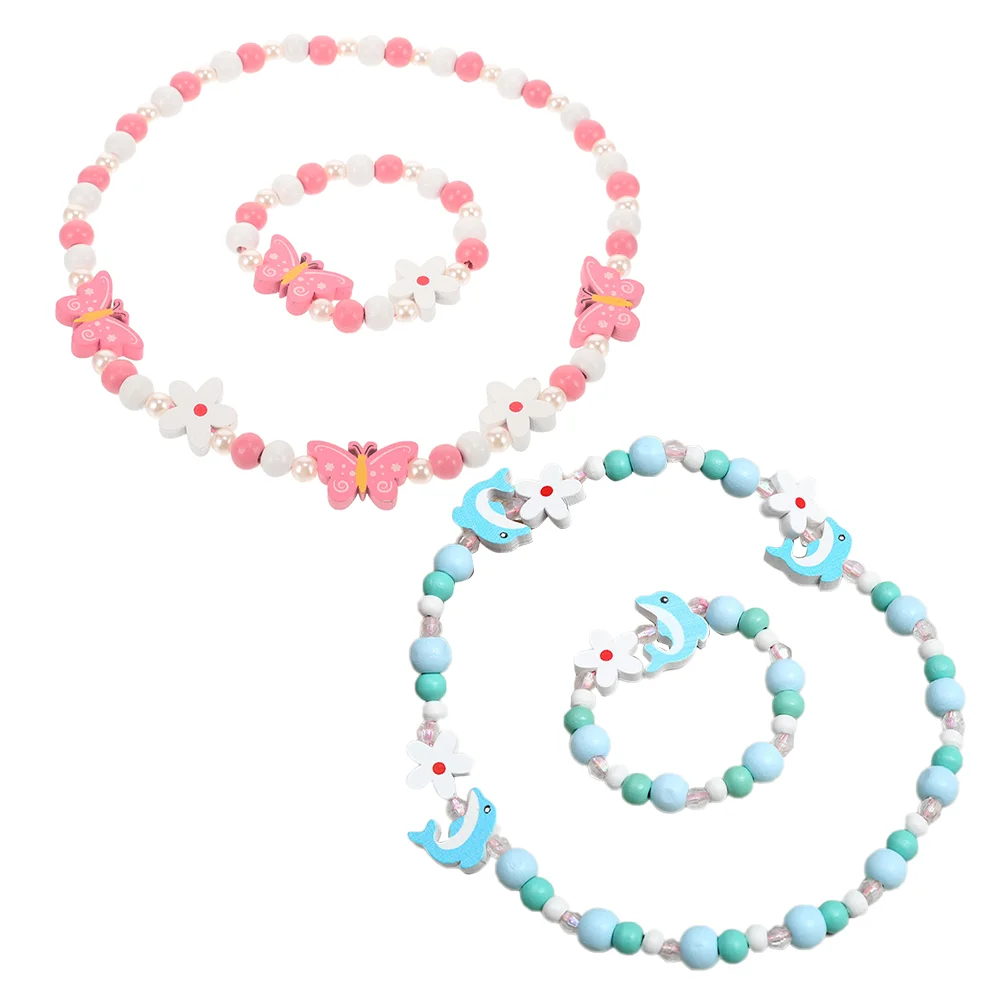 2 Sets Children's Bracelet for Girls Jewelry Necklace Kids Little Toddler Necklaces Gift Bracelets
2 Sets Children's Bracelet for Girls Jewelry Necklace Kids Little Toddler Necklaces Gift Bracelets