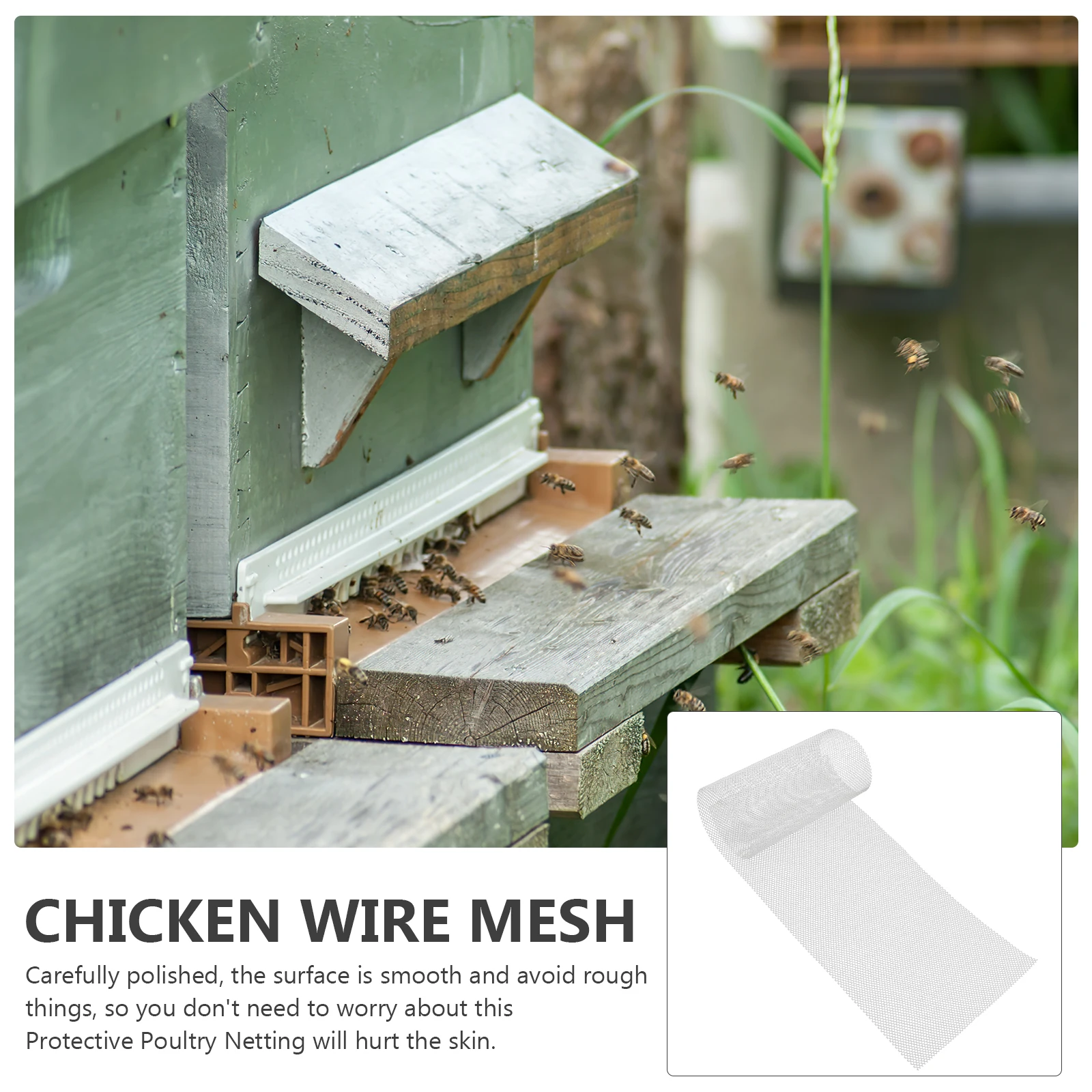Anti fall Chicken Wire Mesh 30cm Wide 1m Long White 0.3mm Holes Plastic Fence Netting for Farming Gardening Durable PE Fall
Anti fall Chicken Wire Mesh 30cm Wide 1m Long White 0.3mm Holes Plastic Fence Netting for Farming Gardening Durable PE Fall